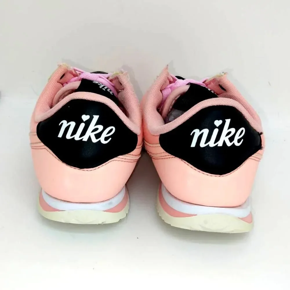 Nike Cortez Basic TXT Girl's Pre-owned Pastel Pink Sneakers- sz. 4 1/2Y
